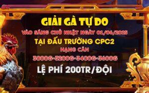 Giải Đấu 4 Con Gà Tự Do Tại CPC2 Ngày 1/6/2025 Giải Đấu 4 Con Gà Tự Do Tại CPC2 Ngày 1/6/2025